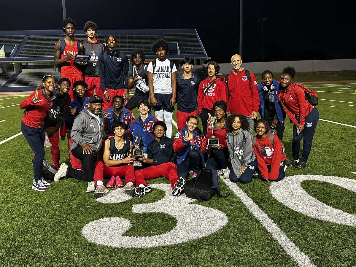 Congratulations to Lamar for winning 18-6A Varsity Boys and Girls Team Championships
