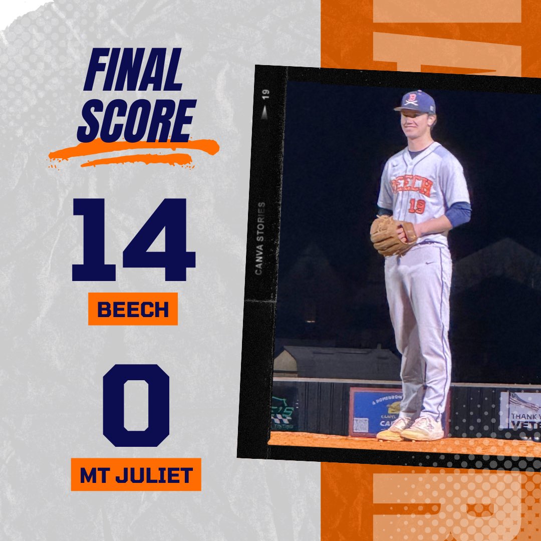 Bucs added another W to the WIN column tonight with a 14-0 win over @MJbearsbaseball. Outstanding pitching by c/o25 @watson_storey 7IP/5H/0R/4K for the win, and @Trace73582361 & @maddoxgalbreath led the team with 3 hits each, & @Earls23Jackson & Jack Douglas drove in 3 runs each.