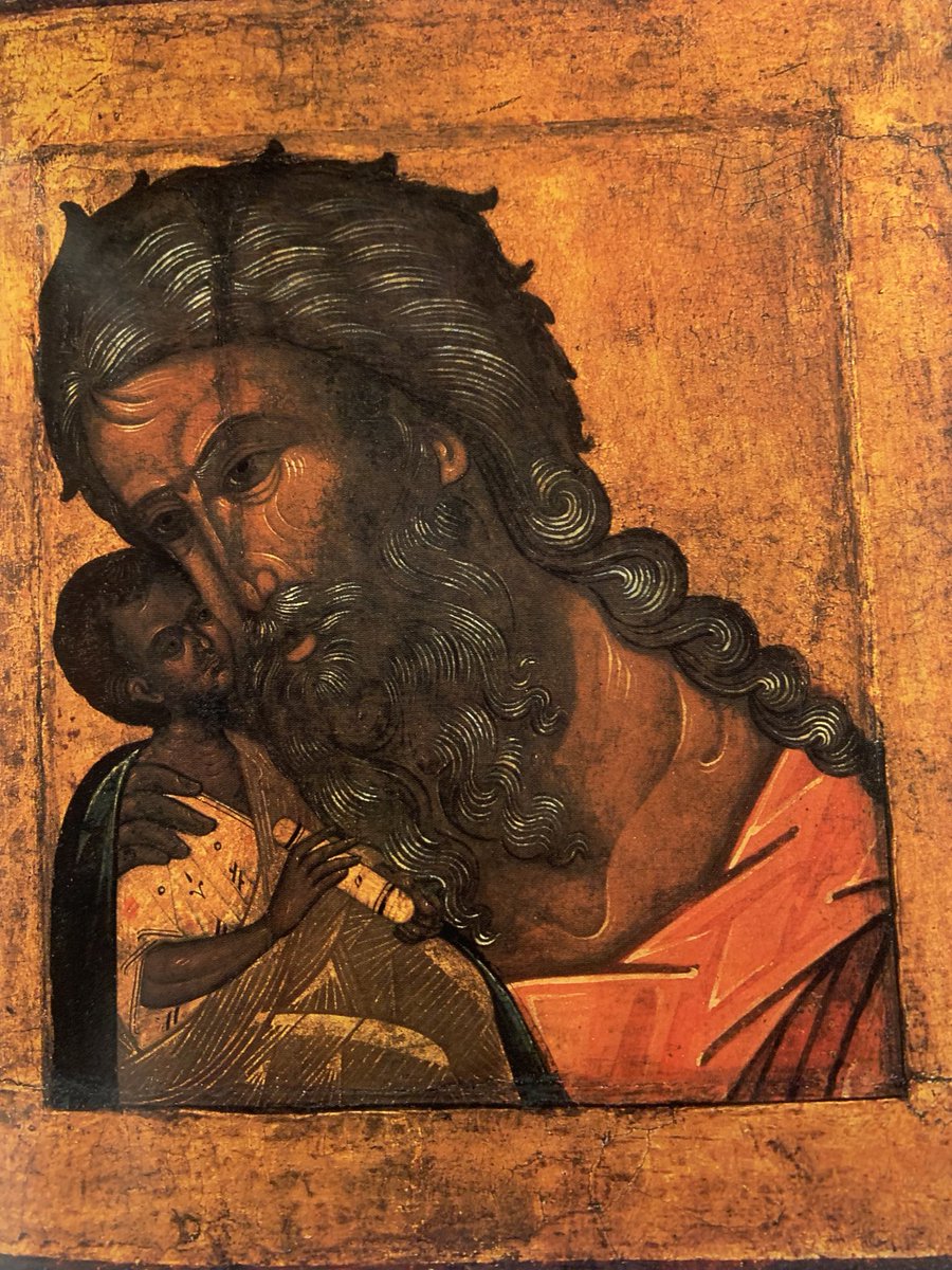 RUSSIAN ICONS 📸🤴🏿
ST. SIMEON WITH THE CHRIST CHILD.
16th century