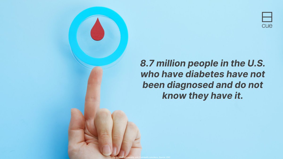 According to the @CDCgov, 8.7 million people who have diabetes have not been diagnosed and do not know they have it. Learn more about our Glucose + Insulin Test, which was selected by @Forbes Health as one of the best at-home diabetes test kits of 2024: spr.ly/6016Zb3mg