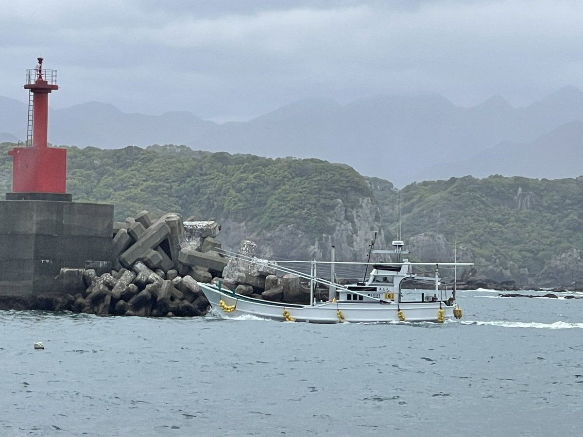 KunitoSeko's tweet photo. Despite strong winds and high waves, all eight hunting boats that left the harbor returned at 12:44 pm.
Blue Cove today💙🐳💙
#和歌山
#太地
#Taiji
#太地くじらの博物館
#太地くじら浜海水浴場
#太地いさな組合
#太地漁業協同組合
#イルカ追い込み猟廃止を求める
#イルカ追い込み猟 https://t.co/WICgQyaFH0