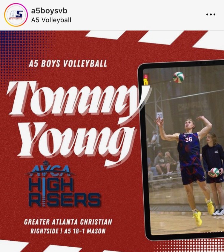 I am so happy to share that I have been named an 2024 AVCA High Riser in men's club volleyball!  It's very special to me to be recognized by the coaches I've played for and against this season.  (American Volleyball Coaches Assoc.)

Thank you to my coaches, teammates, and all the