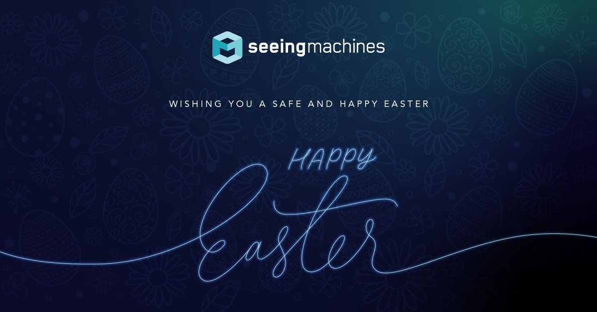 #SeeingMachines wishes you a safe & happy #Easter weekend. Stay safe on the roads if you're travelling. Our offices will be closed from Friday 29 March, reopening Tuesday 2 April. But our 24/7 Guardian teams will continue to operate as normal to get everyone home safely. #safety