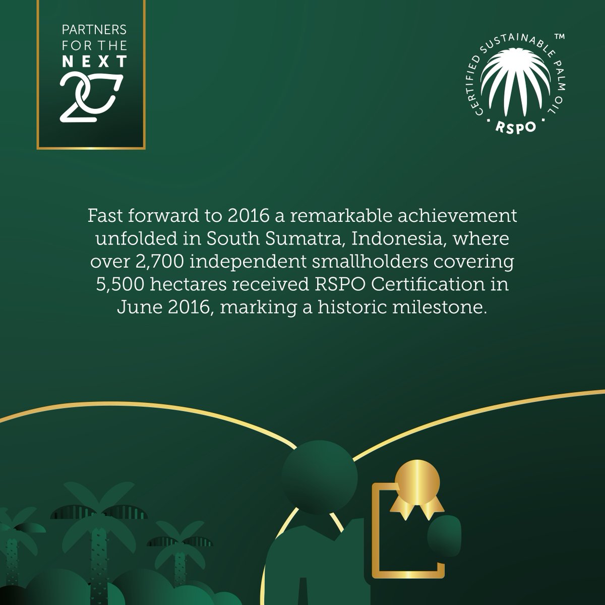 From groundbreaking beginnings in Thailand to monumental milestones in Indonesia, the #RSPO Smallholders Support Fund (RSSF) and Certification have been a beacon of empowerment for smallholders worldwide. To learn more about RSPO Smallholder, click here: bit.ly/3PCXQGe