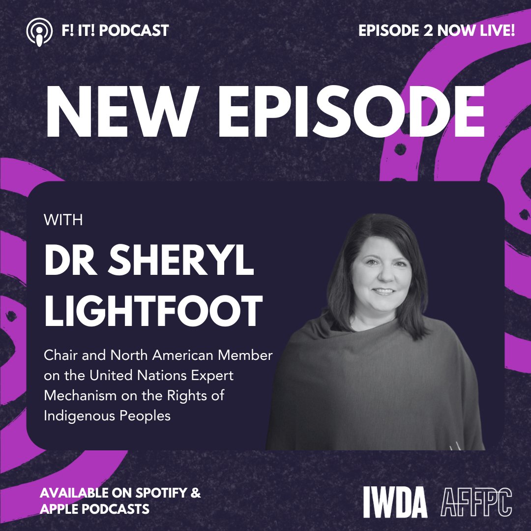 Incredibly honoured to have @sheryllightfoot join @julsballangarry on ep 2 of F! It! podcast - we couldn't have asked for a better guest to help us unpack how UNDRIP could inform Aus' #FirstNationsForeignPolicy & the aftermath of the Voice referendum. 🎙️loom.ly/W6YnLwI