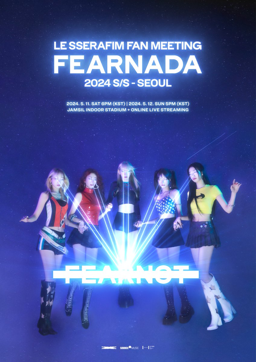 [NOTICE] LE SSERAFIM FAN MEETING 'FEARNADA' 2024 S/S 개최 안내 (+ENG/JPN/CHN) 📍 weverse.io/lesserafim/not… #LE_SSERAFIM #르세라핌 #FEARNADA