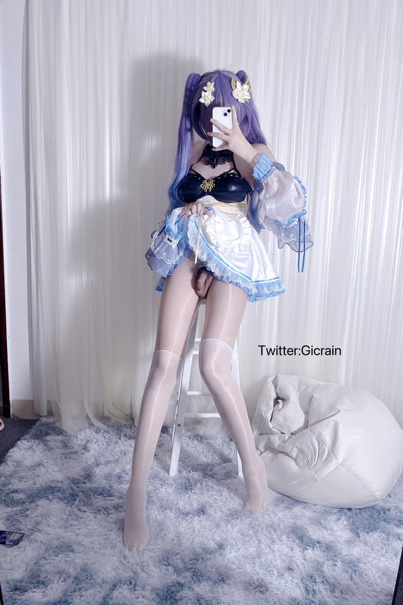Gicrain's tweet photo. 👀假如我是你聊了两个月的女朋友开房的时候被你发现是小男娘并且鸡鸡掏出来比你大你会对我做什么？  刻晴 https://t.co/Xgr5oShrsf