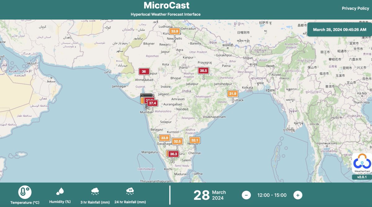 WeatherCastIN's tweet photo. #WeatherAlert #Summer #Heatwave π₯΅ππ
Summer heat cranking up...high temperature + humidity leading to #heatwave conditions. >35 C at many locations.
Stay up to date with #MicroCast. Free access
https://t.co/dGLMl89MPW
#Mumbai #Pune #Coimbatore #Odisha #Bangalore. https://t.co/elt5pVTiKf