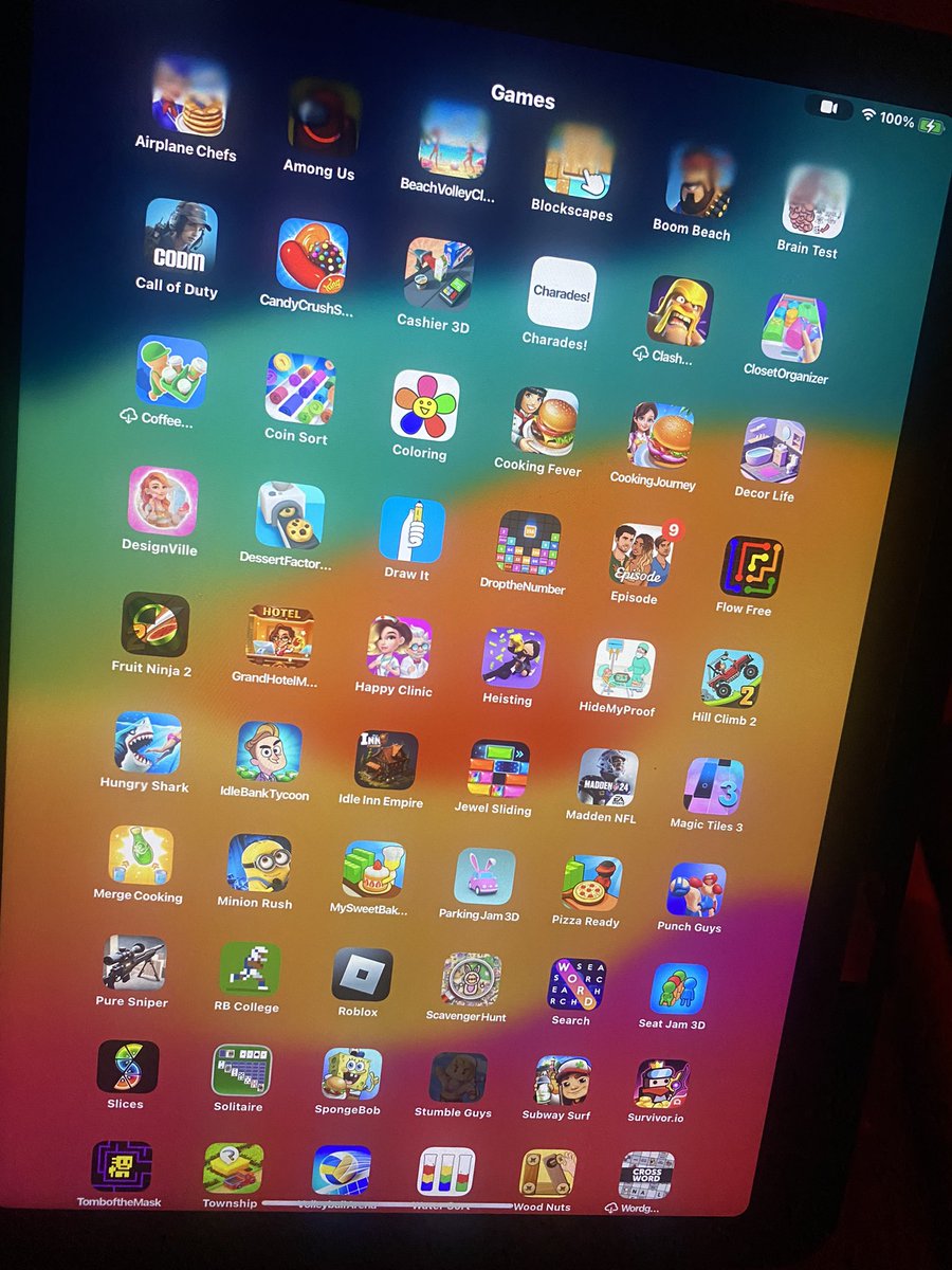 “all girls with ipads cheat”
me: