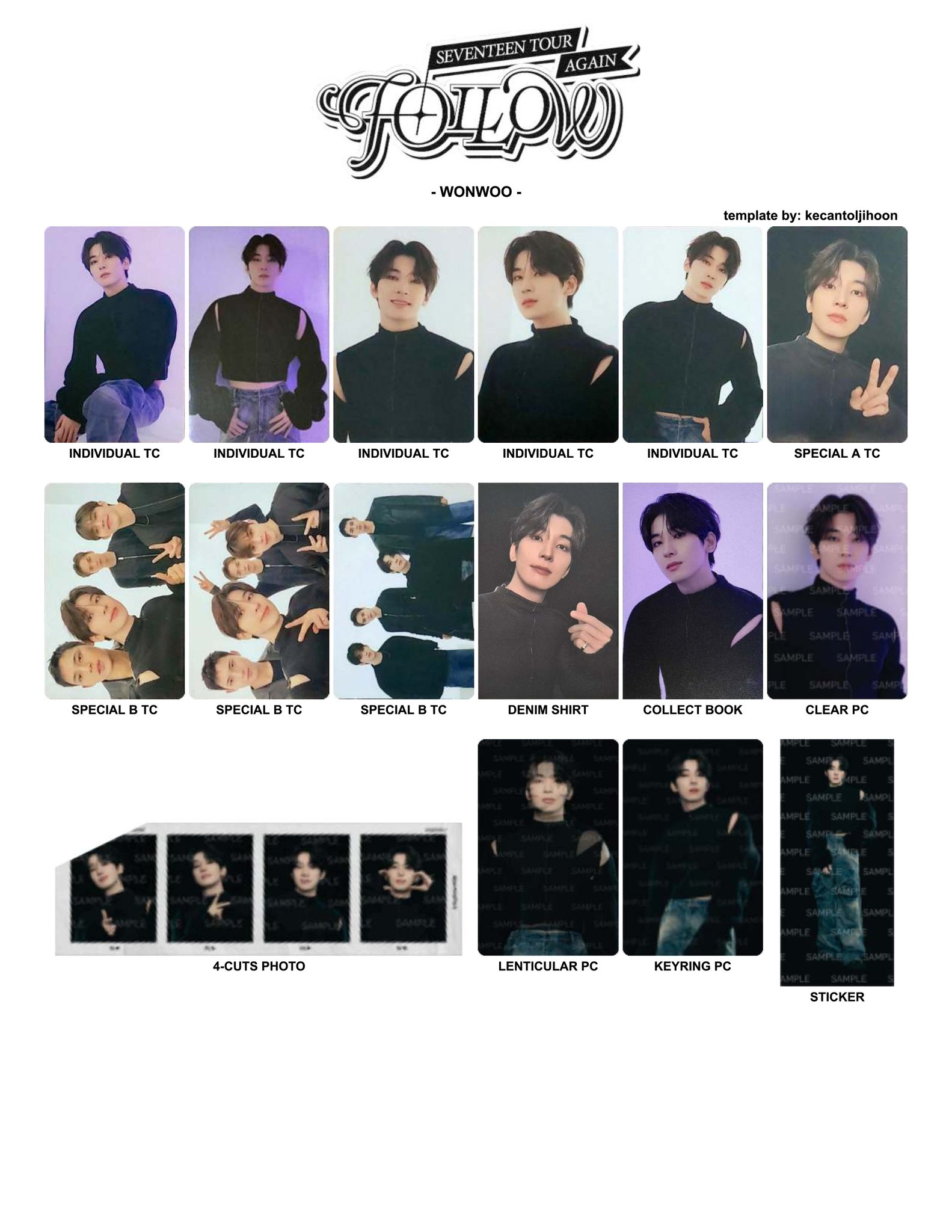 right here 2024 ウォヌ wonwoo トレカ コンプ SEVENTEENRIGHT HERE