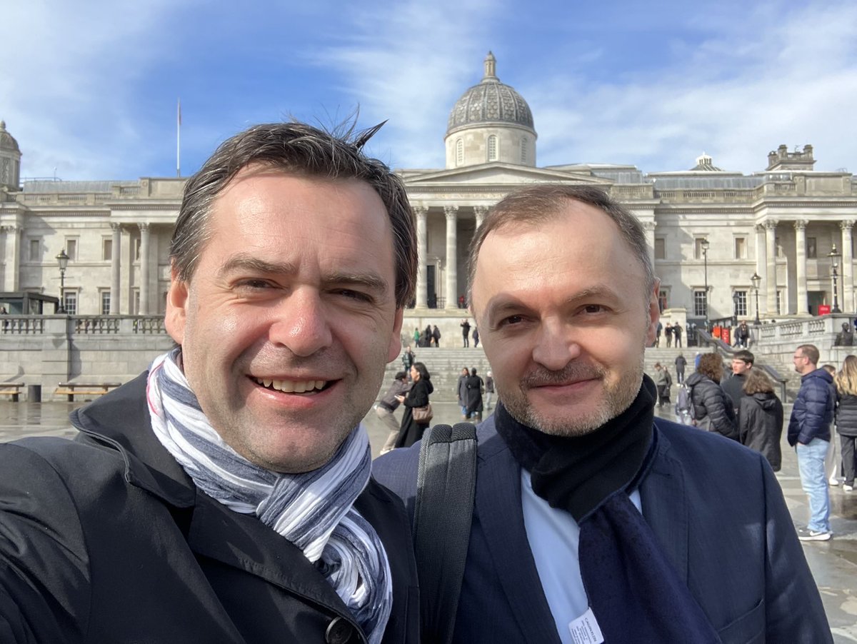 Glad to see in London my friend @nicupopescu, catching up on old times of working together.