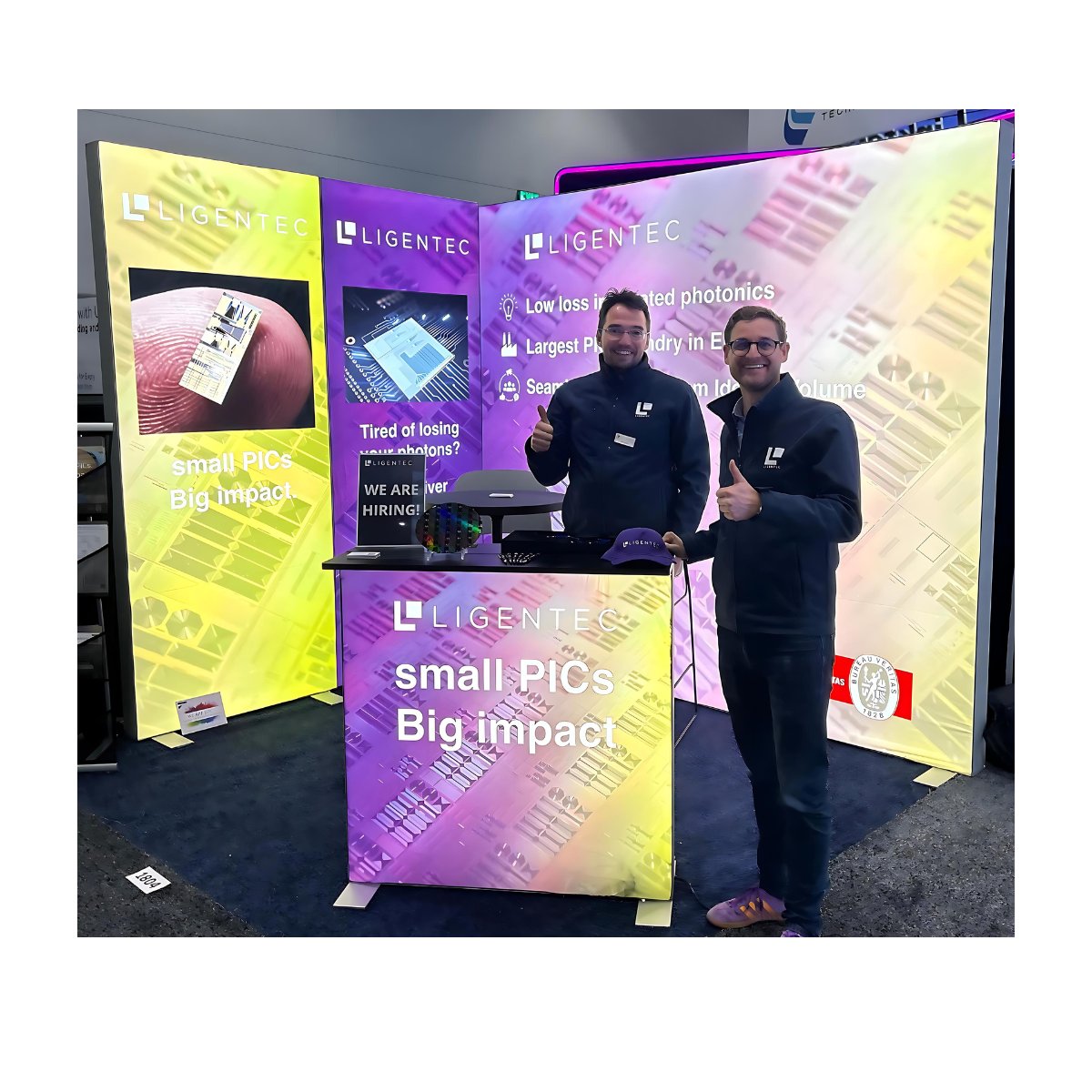 Join us at booth #1804 today at the @ofcconference in San Diego! Let's discuss your PIC needs, partnerships, or just catch up. See you there to advance photonics and nanotechnology! #photonics #OFCconference🌟