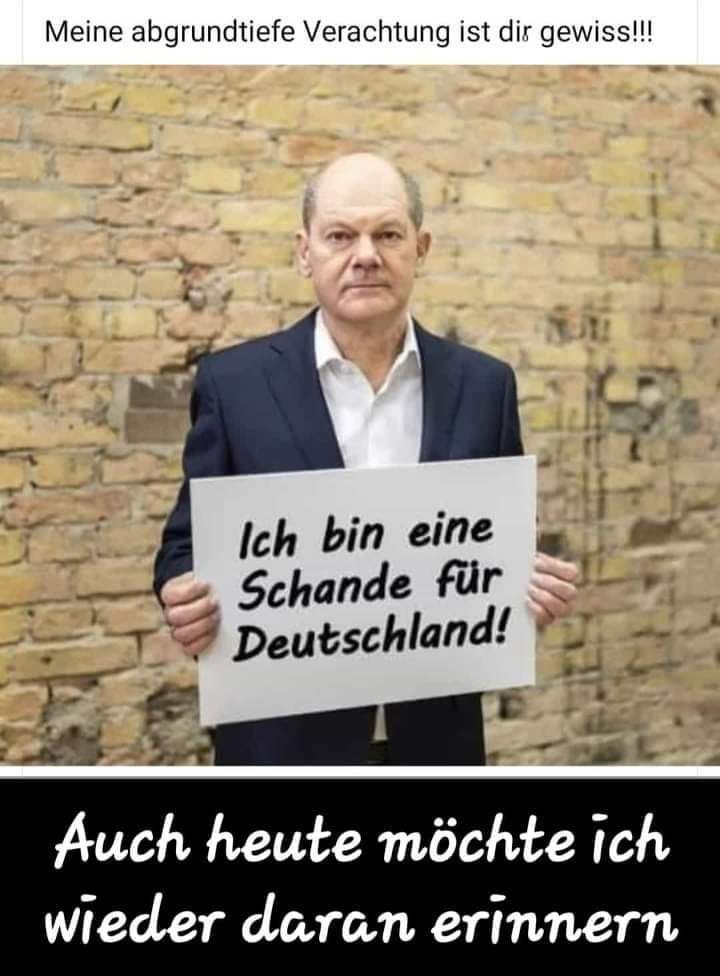 Guten Morgen Deutschland 🇩🇪
Euch allen einen schönen Gründonnerstag ☕☕☕ Her unserem @Bundeskanzler meine tiefste Verachtung 🤮
🇩🇪🇨🇭🇦🇹🇵🇱🇷🇺#nurnochAfD #WirSindMehr #Neuwahlenjetzt