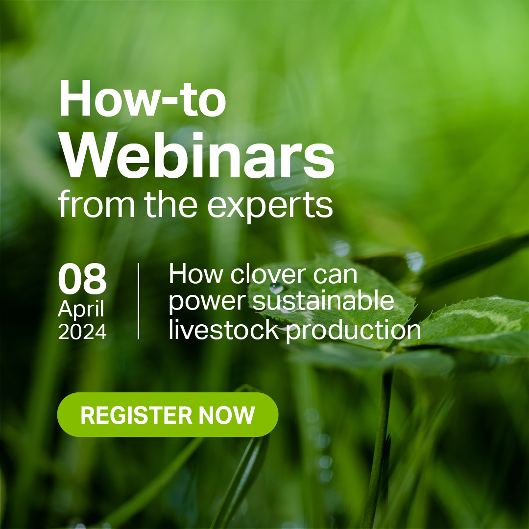New Webinar: How clover can power sustainable livestock production When: 8th April, 7:00pm Clover offers both homegrown protein and nitrogen. Sign up now to get expert establishment and management advice from the Germinal team: germinal.zoom.us/webinar/regist…
