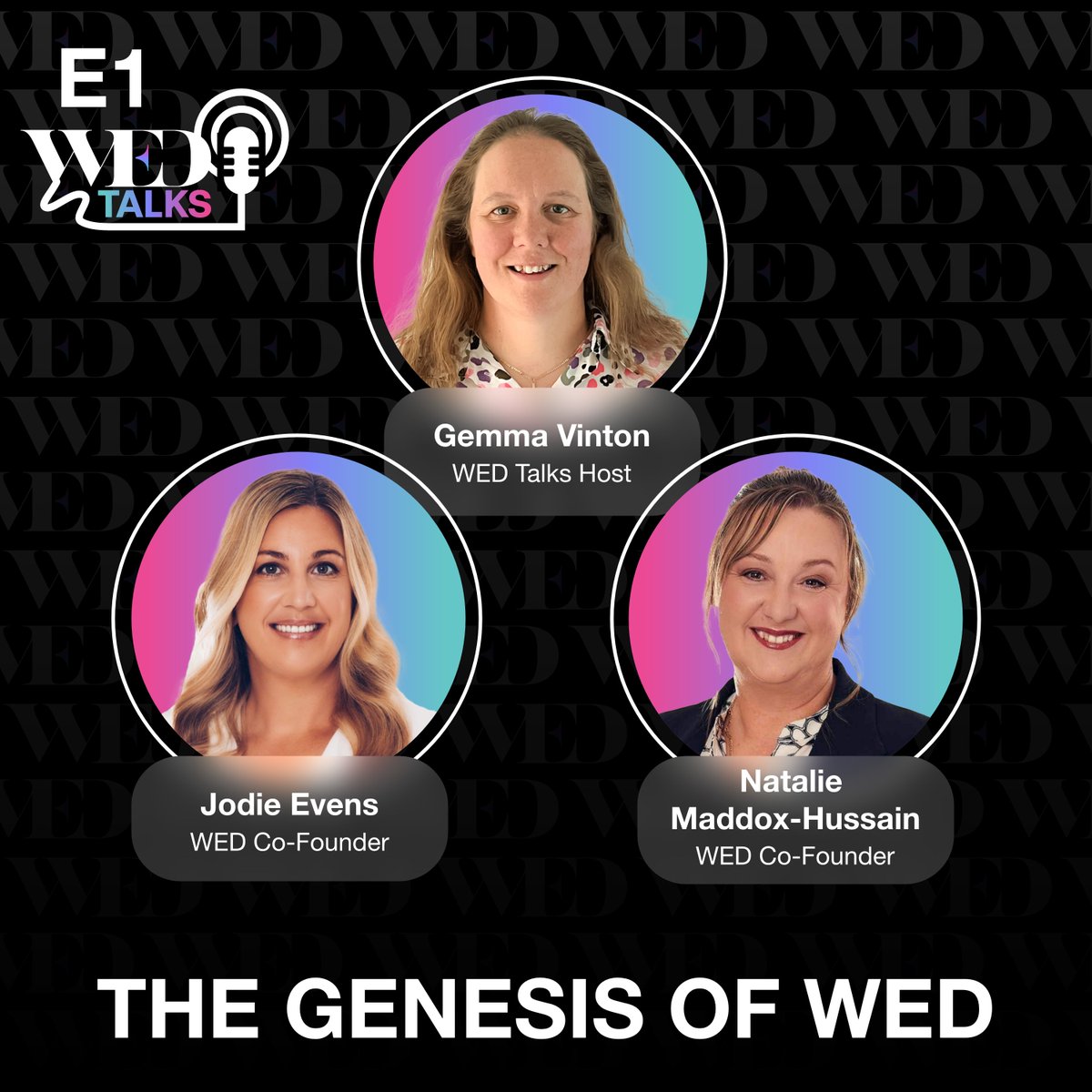 WEDUKNetwork's tweet image. 🚀 Excited to launch our first #WEDTalks podcast E1: &quot;The Genesis of WED&quot;! 🌟 Join our co-founders and Gemma Vinton in a deep dive into WED&apos;s origins, mission, and vision for the future.  Share and join the movement! 🎧 spotifyanchor-web.app.link/e/JtAGKdKAkIb #Empowerment #Leadership #Defence