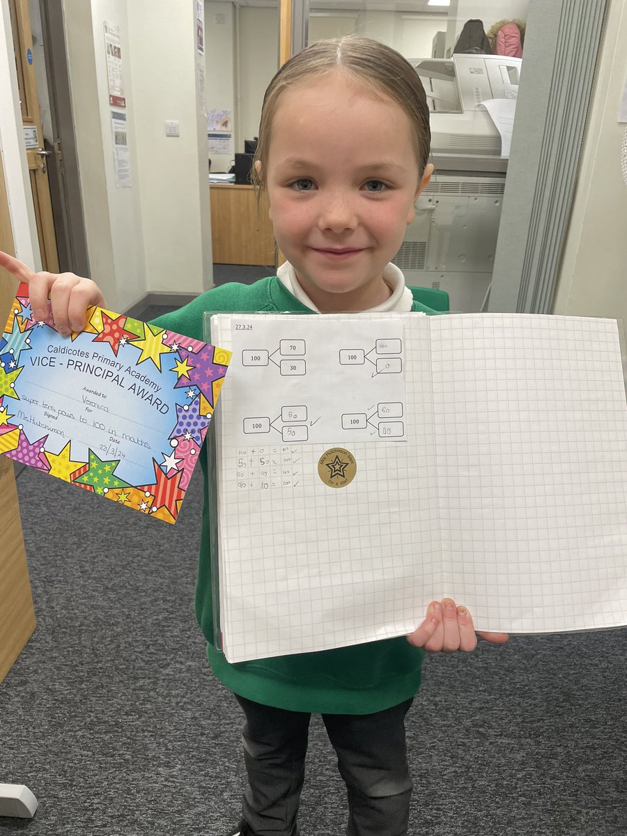 CaldiPrimary's tweet image. A y1 superstar visited @mrsghutchinson today with her independent maths work! @AETAcademies @vianclark @CNicholson_Edu #pushingourlimits #excellenceasstandard