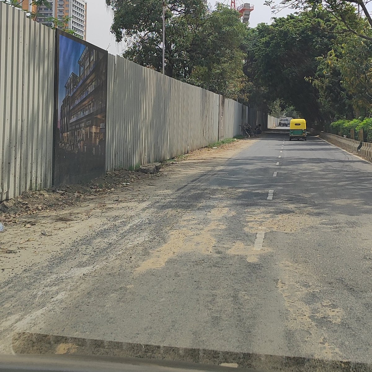 Thank you <a href="/CPCB_OFFICIAL/">Central Pollution Control Board</a> <a href="/noida_authority/">NOIDA Authority</a> <a href="/CeoNoida/">CEO, NOIDA Authority</a> for such a good cleaning condition of the road at sec 50 opposite Meghdutam apartment, under construction mall.
Mitti ka dhar pichle 1 month se esse hi koi hatana wala nahi.