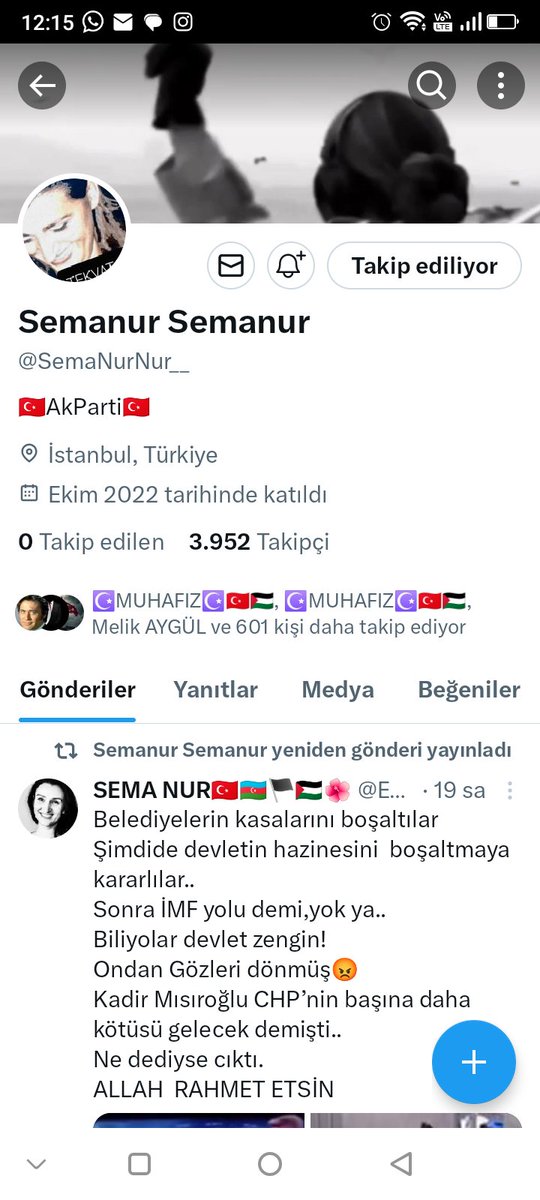 Birilerini incitmiş @SemaNurNur__ bizim mahalle destek lütfen