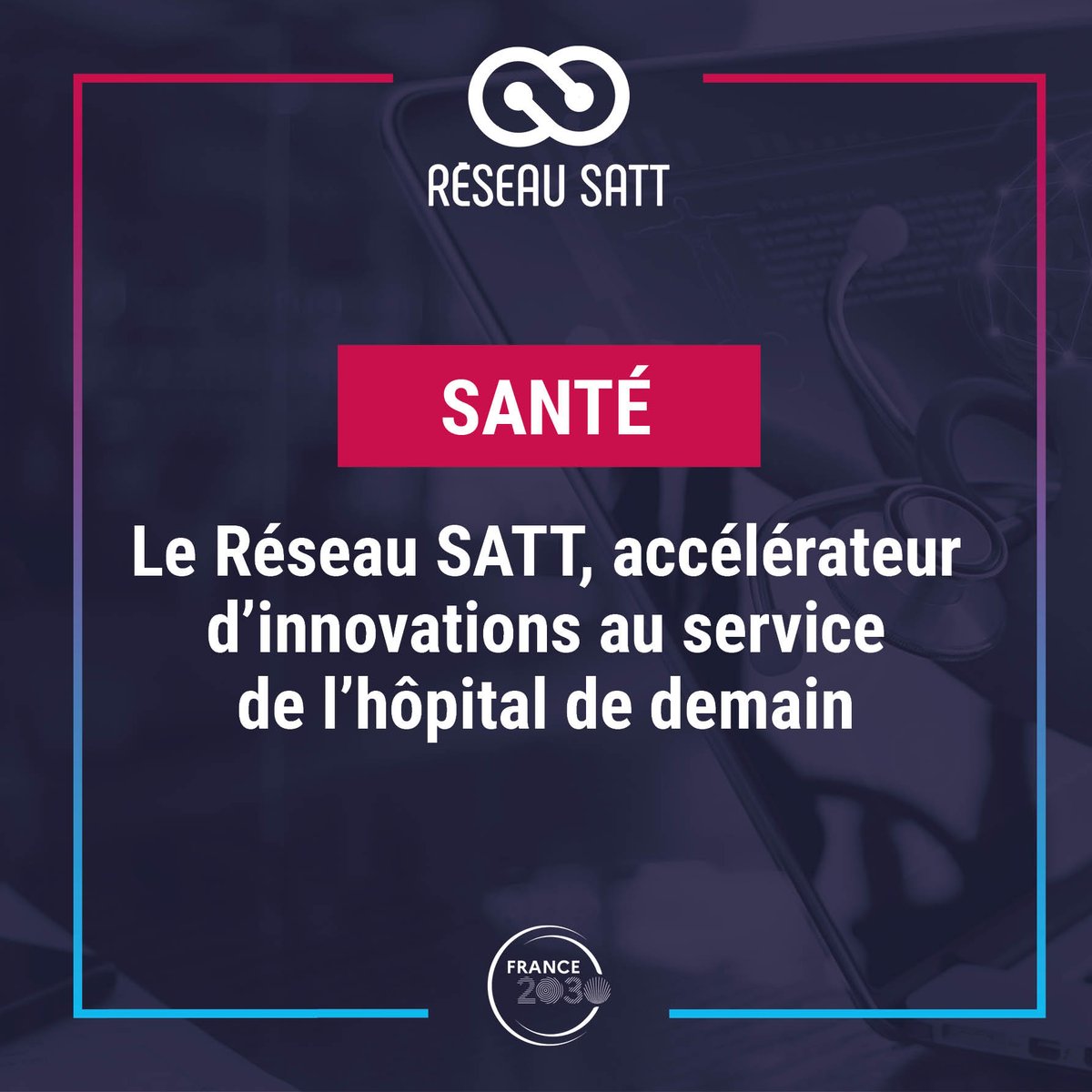 Le @ReseauSATT, accélérateur d’innovations au service de l’hôpital de demain 🚀 Au cœur des écosystèmes de santé, les #SATT jouent un rôle clé dans la dynamique d’innovation afin de contribuer à la création de l’hôpital de demain. ➡️ satt.fr/hopital-de-dem…