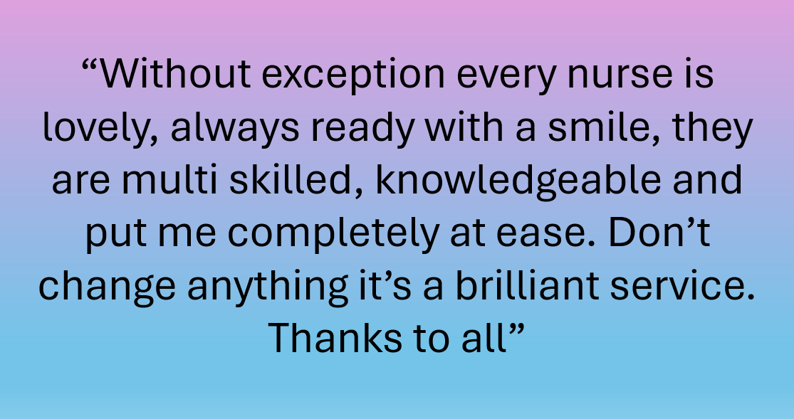 This week we received lovely feedback about Halton's Virtual Frailty ward <a href="/WeAreBCHFT/">Bridgewater Community Healthcare NHS</a> . Receiving feedback supports us to deliver the highest standards and quality care  to our patients and their families and carers. Amazing work team!!!👏🏼 Thank you #TeamBridgewater @BCHFTStaff