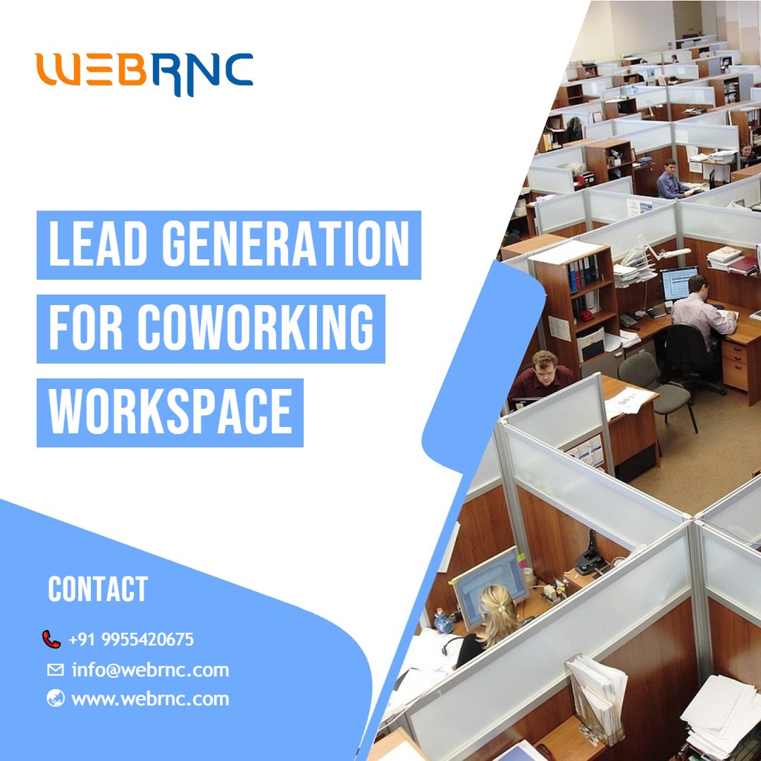 WebRNC is one of the best lead generation agency in India brings you verified and qualified leads to your coworking business!
Contact
✉ info@webrnc.com
📞+91 9955420675
Go to: webrnc.com
#webrnc #leadgenerationagency #coworkingspace #businesslead #digitalmarketing