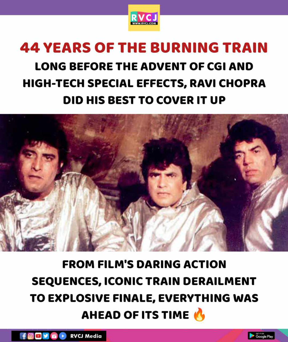 44 years of The Burning Train

#theburningtrain #dharmendra #vinodkhanna #jeetendra #hemamalini #parveenbabi @aapkadharam @dreamgirlhema