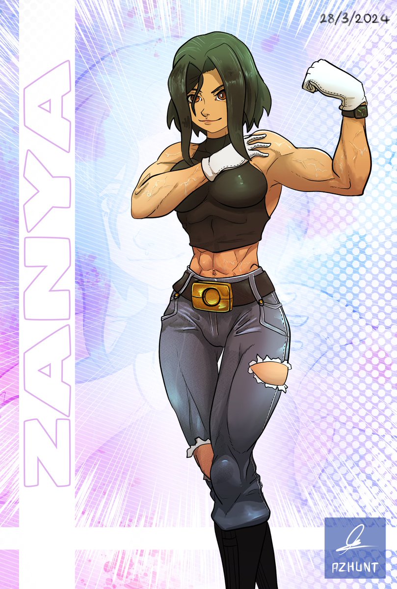 Zanya.
.
This month is Zanya's month eyy? The third Zanya illustrations for this month.
FINALLY I able to illustrate properly like I used to.
.
.
JUM Support me at-
Ko-fi - Azhunt
.
Commission open!
Like and follow my account to keep me alive!