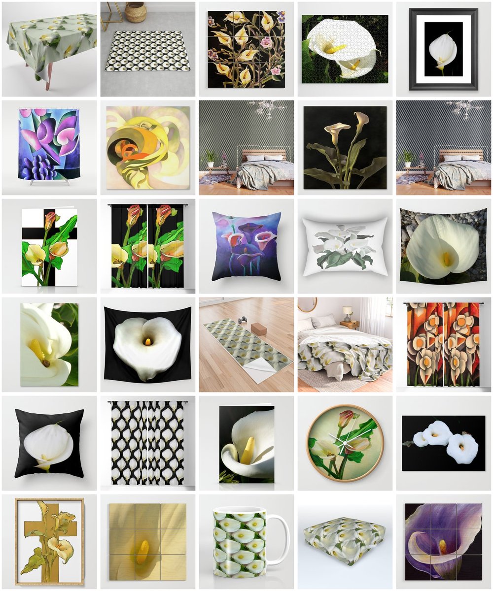 I found this #callalily collection on #society6 #taiche 
 LILY FLOWERS, CALLA LILIES AND GARDEN LILIES (33 items)
Lily flowers represent #purity, #innocence and #rebirth: a poignant symbol #eastergifts #floralgifts #mothersdaygifts #giftsforgardeners society6.com/taiche/collect…