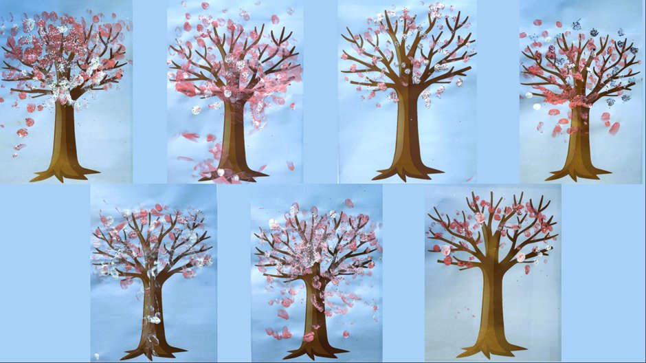 Cedar Class have been celebrating the beginning of spring by painting blossom trees 🌸💐🌷🌼#springhassprung