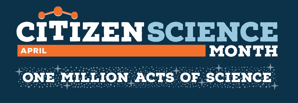 April ist #CitSciMonth! Zum diesjährigen #CitizenScience-Monat launcht @SciStarter die Kampagne #OneMillionActsofScience. Ein beeindruckendes Ziel! Mehr Infos hier: scistarter.org/citizenscience…