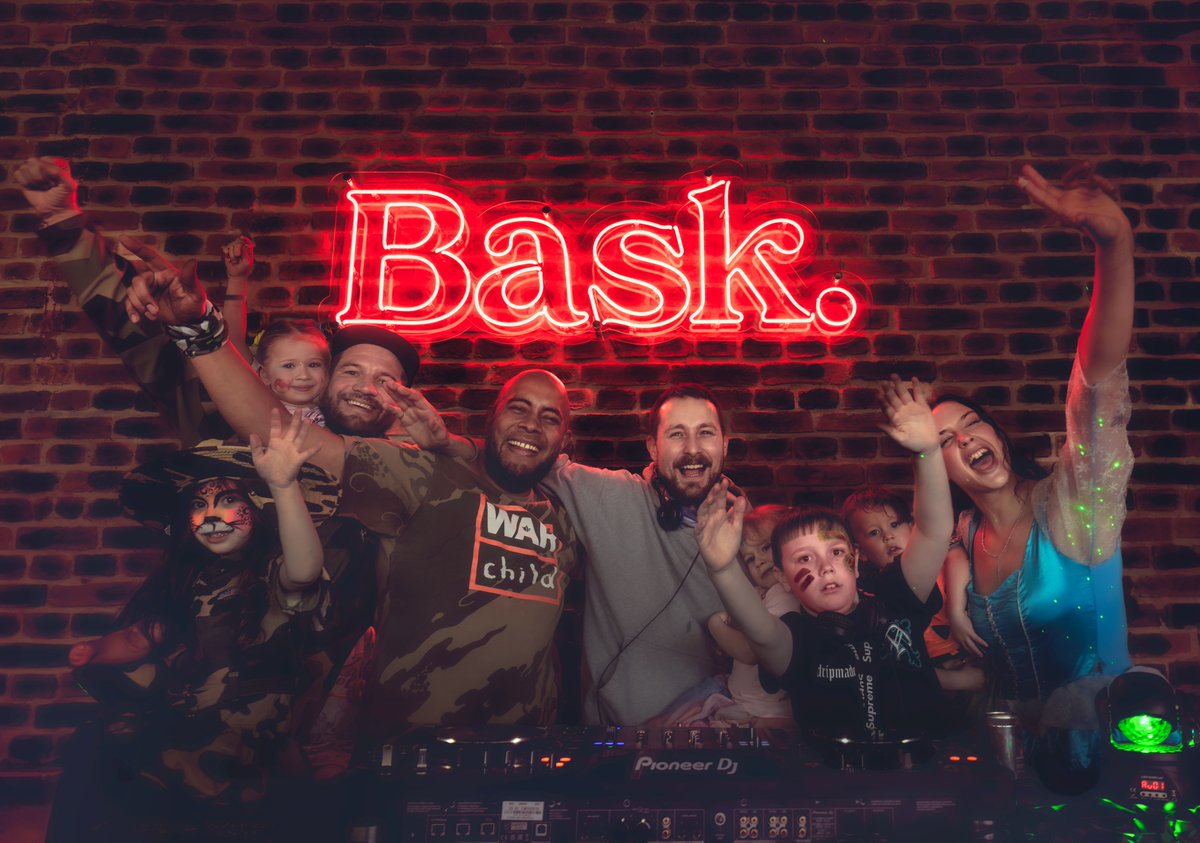 PaulHusband_'s tweet photo. As I'm slowly taking on jobs again it helps so much when they are as fun and life affirming as what @mrbenjitaylor  brought me on to at @thisisbask. the other day.
Kids Drum and Bass with Nathan Brown &amp; @ravecadets. Featuring top young DJ's.
Defo get your kids down for the next. https://t.co/sq3lK8Or8J
