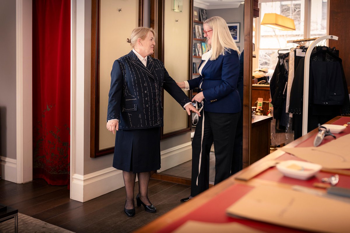 We are honoured to have teamed up with Kathryn Sargent, a Savile Row pioneer and the world’s first female Master Tailor, to design and create bespoke blues, whites and mess uniforms fit for the next generation of Cunard Captains and Officers.