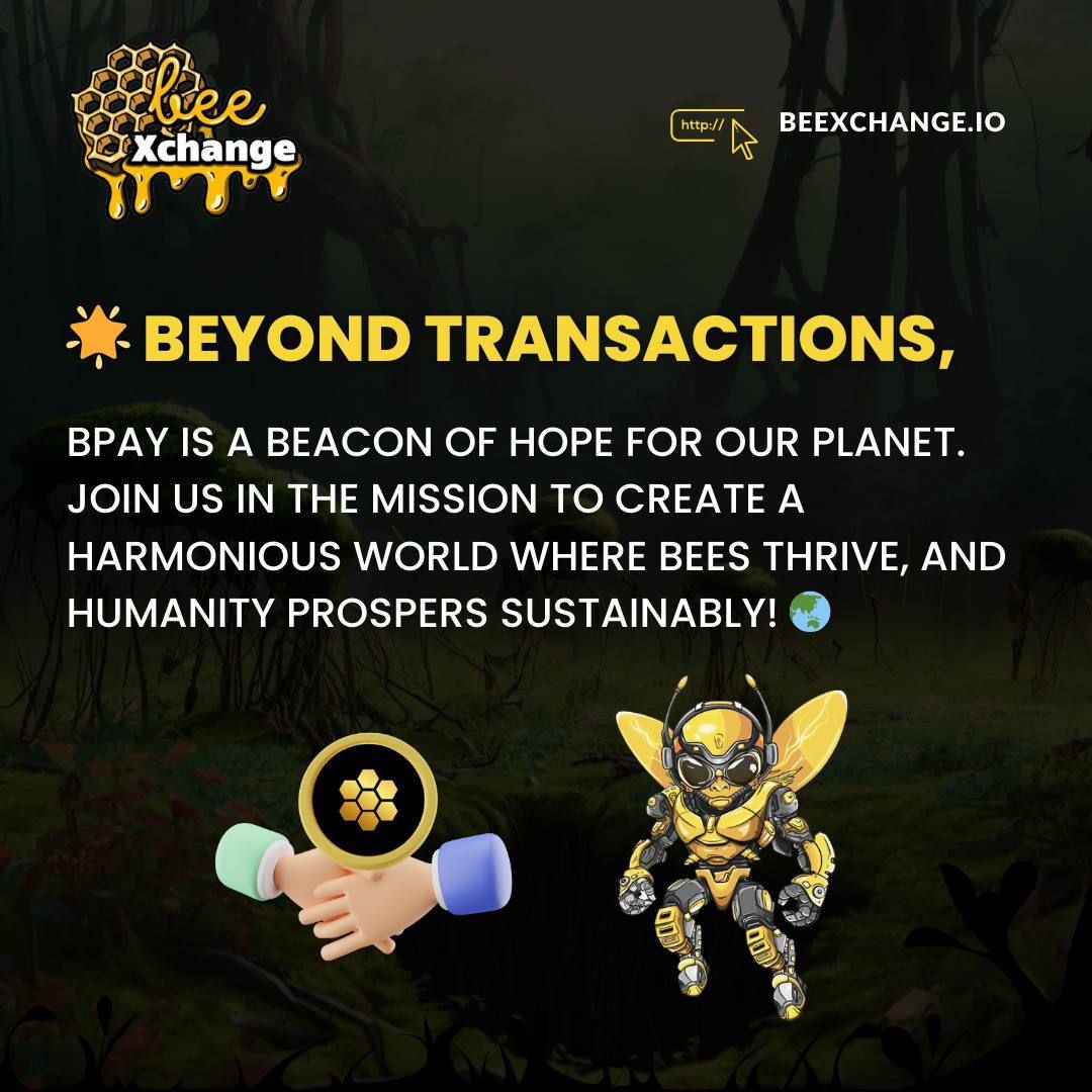 BPAY_PROJECT's tweet image. Join us in shaping the future of conservation! 💡 With cryptocurrency, we&apos;re driving positive change for our planet. 🌱 From bee conservation to ecosystem preservation, every transaction counts. Join the movement! #CryptoForConservation #BPAY #SustainableFuture