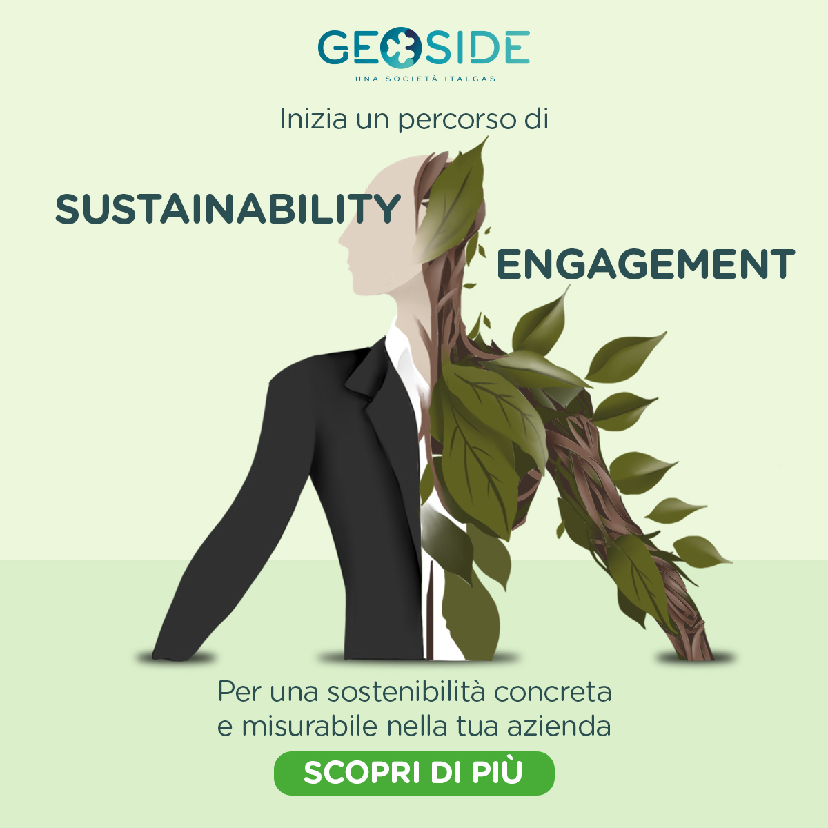 🌿 La #sostenibilità è il futuro delle aziende. Per questo, #Geoside ha ideato per il tuo team un percorso di #SustainabilityEngagement innovativo, formativo, coinvolgente e dai risultati chiari e misurabili 📑 Per saperne di più:bit.ly/geoside-sustai…