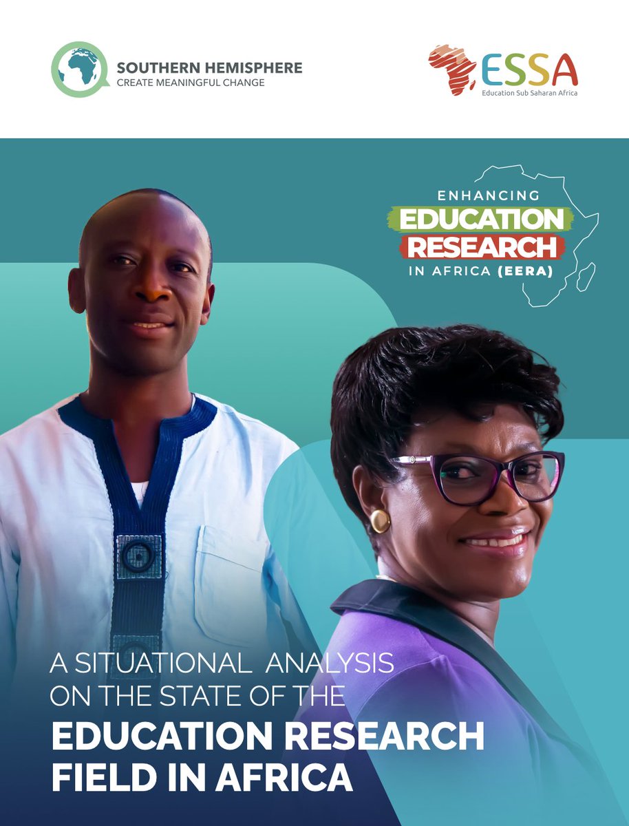 Did you know? Up to 90% of African education research publications are self-funded, posing challenges for quality and quantity. Explore the implications and recommendations in the latest report from ESSA and Southern Hemisphere.

Download the report: essa-africa.org/node/1889