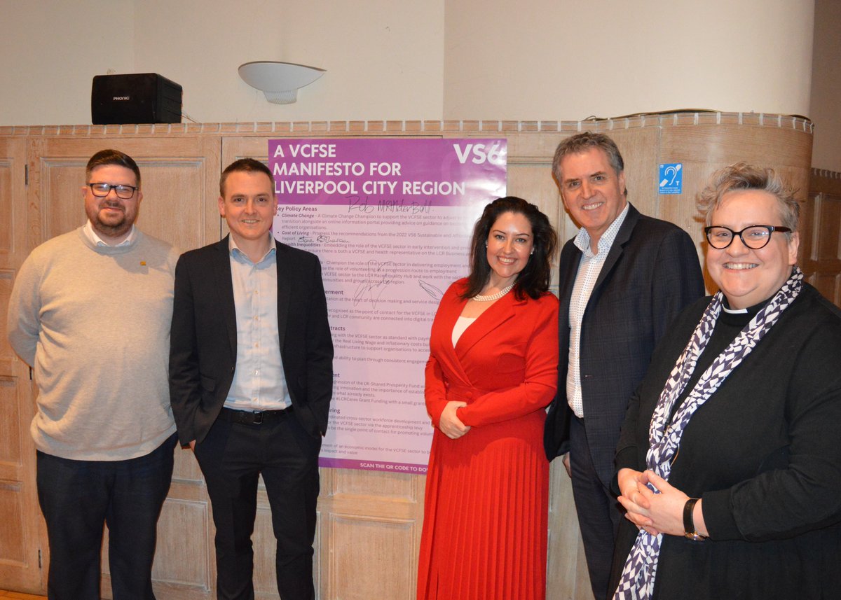 A huge thank you to @ellenloudon, the Metro Mayor candidates (@robmcuk, @tommartincrone, @j_l_marsden, @MetroMayorSteve) and all attendees who made the VCFSE LCR Metro Mayor Hustings a success! Your engagement and questions made for a truly insightful event🎉 #VS6Hust2024