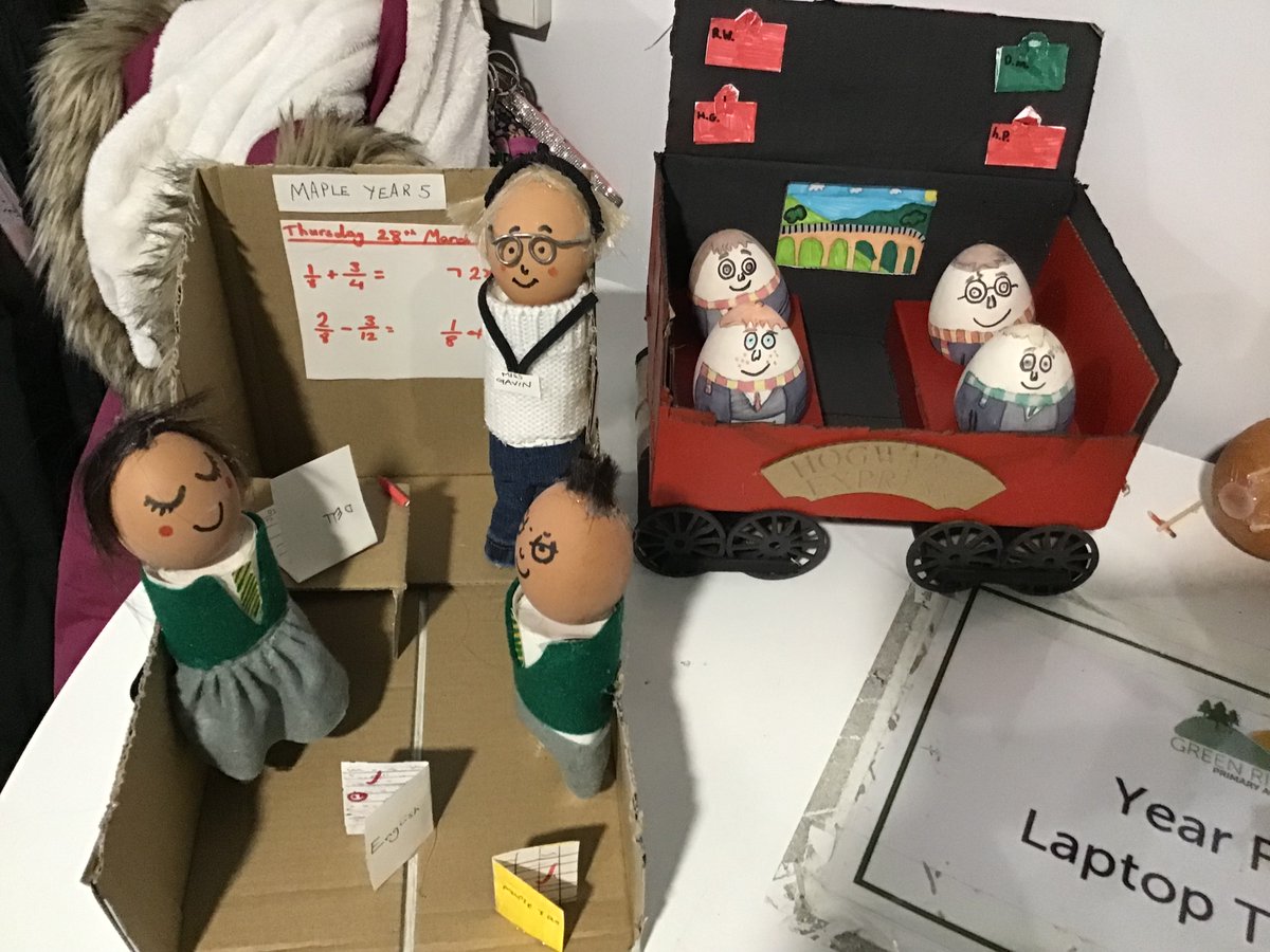 GRPAMaple's tweet photo. As it is the last day of term before the Easter Holiday's - many of our children have taken part in the egg painting competition organised by the @pta_green - I'm sure you'll all agree that they are 'eggstremely' awesome! Great job @GRPAMaple https://t.co/jbtCwvAc83