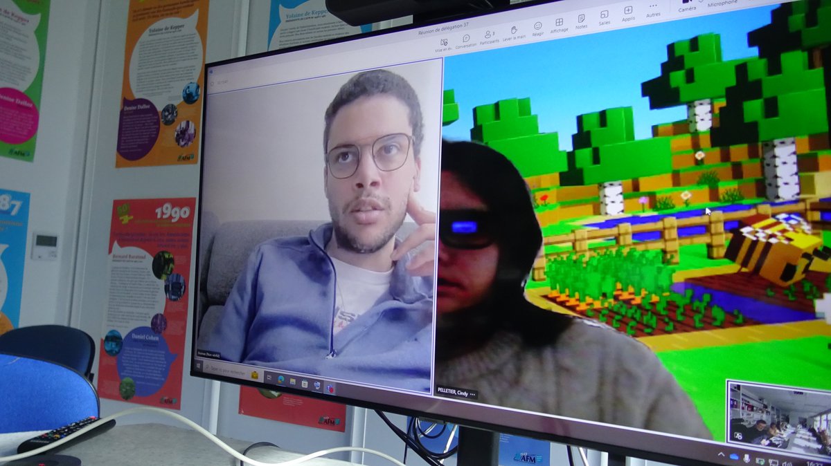 AfmTelethon37's tweet photo. Ce lundi 25 mars 2024, a eu lieu notre réunion de délégation mensuelle. À cette occasion, nous avons pu accueillir Thomas Bruneau, futur équipier de délégation, à qui nous souhaitons la bienvenue et que nous remercions pour sa participation. https://t.co/vKZlv5hbo4