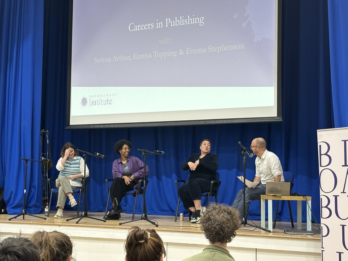 Such an enjoyable evening at <a href="/BrighthelmURC/">Brighthelm Centre</a> last night. Great insight from <a href="/Serena_Arthur/">Serena Arthur</a>, Emma Topping and Emma Stephenson, and some important questions asked by our audience. We'll be on the road with more Careers in Publishing events soon!