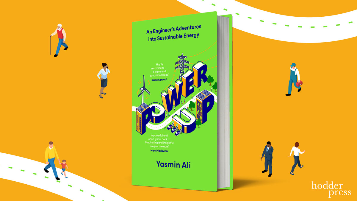 Happy publication day to @EngineerYasmin and her brilliant new book #PowerUp: An Engineer's Adventures into Sustainable Energy. A must-read for anyone interested in the future of sustainable energy and how our world is powered ⚡ Get your copy here: lnk.to/PowerUp-HB