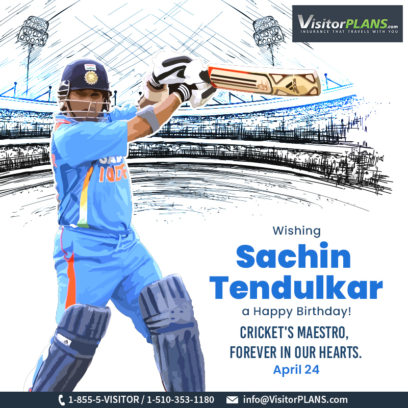 Dear #Sachin, your cricketing prowess transcends boundaries. May your legacy continue to inspire millions to strive for excellence on and off the field. #HappyBirthday!

#VisitorPLANS