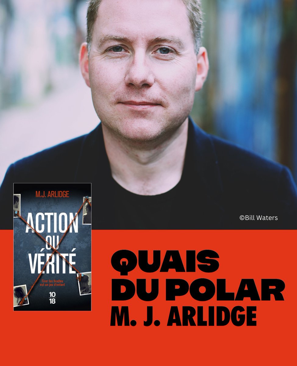 // RDV au festival @QuaisPolar à #Lyon qui se déroulera du 5 au 7 avril // 👉@mjarlidge sera présent ! Qui a hâte ? Pour retrouver le planning complet : urlz.fr/q3Ea