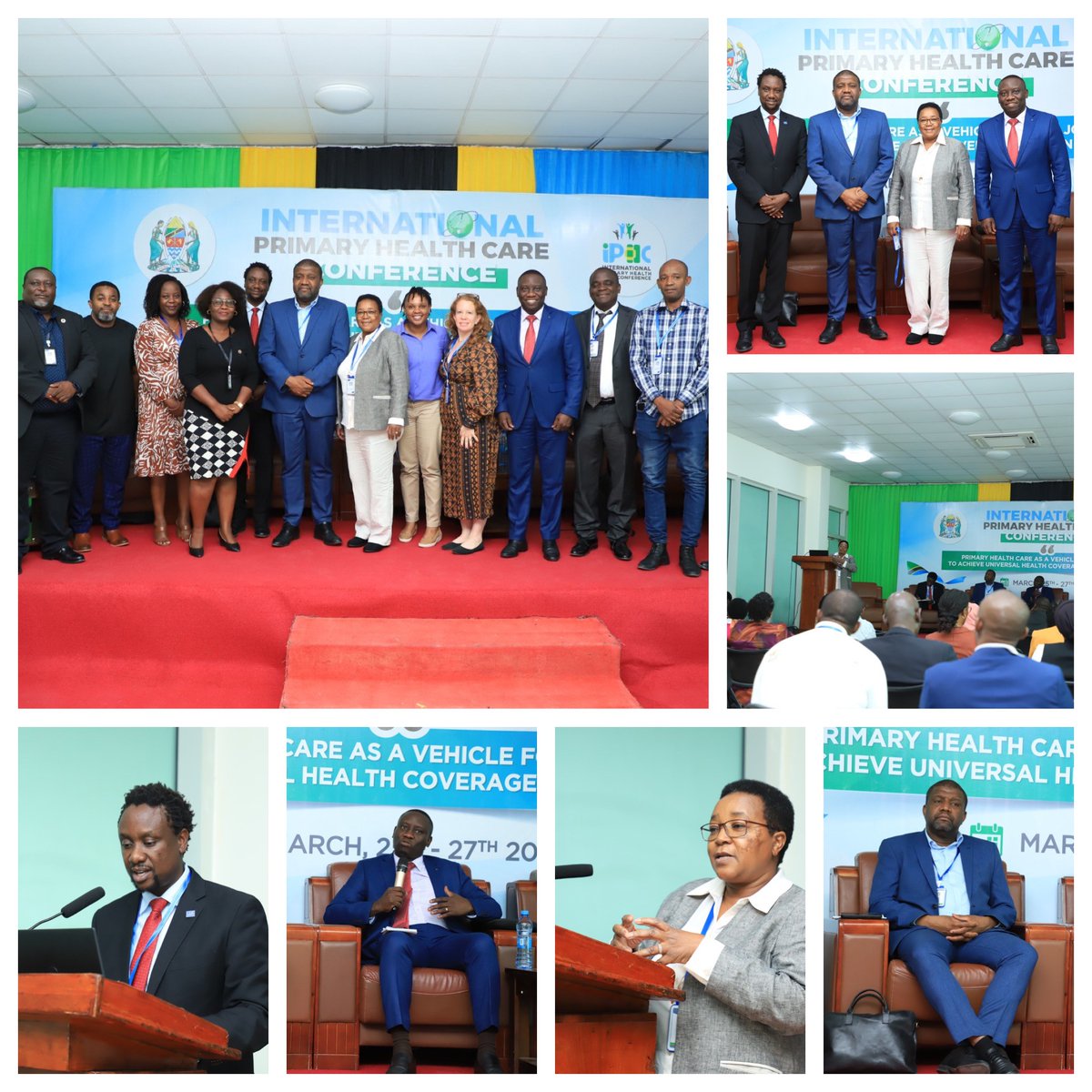 At the International Primary Healthcare Conference in Dodoma, @CdcTanzania Dr. Wangeci, @wizara_afyatz Dr. Ntuli, & @mohznz1 Dr. Salim emphasized the need for collaboration with key stakeholders to ensure the successful establishment of a National Public Health Institute in 🇹🇿🤝