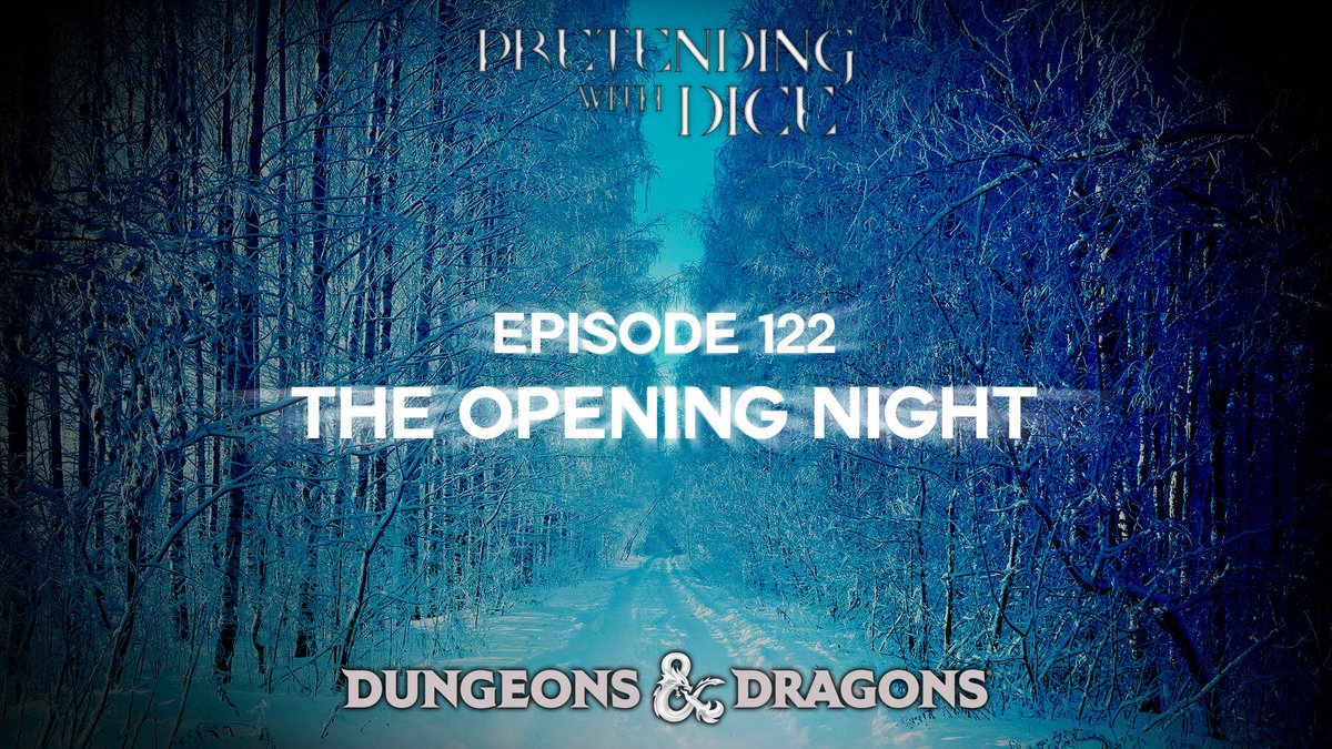 Episode 122 - 'The Opening Night', is now LIVE!!! Join us for some #DnD fun! Listen now on your podcast app of choice, or get it direct from our feeds at - Podbean - pretendingwithdice.podbean.com/e/episode-122-… Youtube - youtube.com/watch?v=2kbiej… #actualplay #podcast #ttrpg #fantasy #audiodrama