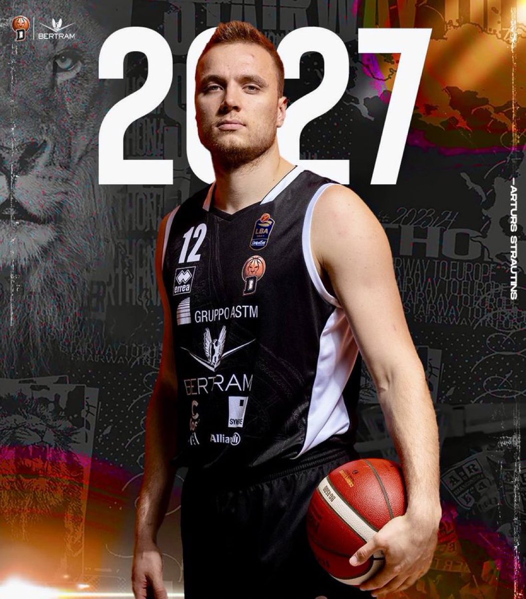 🇮🇹✍️ Artūrs Strautinš signed a new deal with Derthona Basket until 2027‼️

@LegaBasketA @ArtursStrautins @DerthonaBasket #LBA #eurobasket #basketball #BCL #eurocup