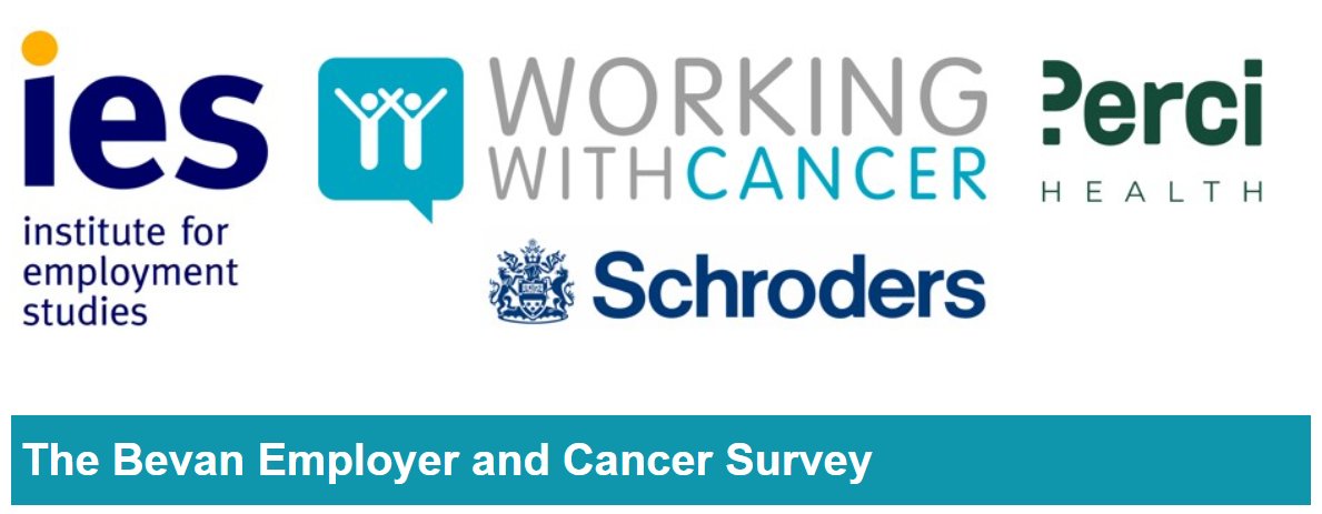 Employers & HR share your views! @EmploymtStudies & @WorkWithCancer are looking to better understand existing practices to support staff working with cancer, what challenges organisations face & further support required. Please complete our brief survey: bit.ly/4arUFJx