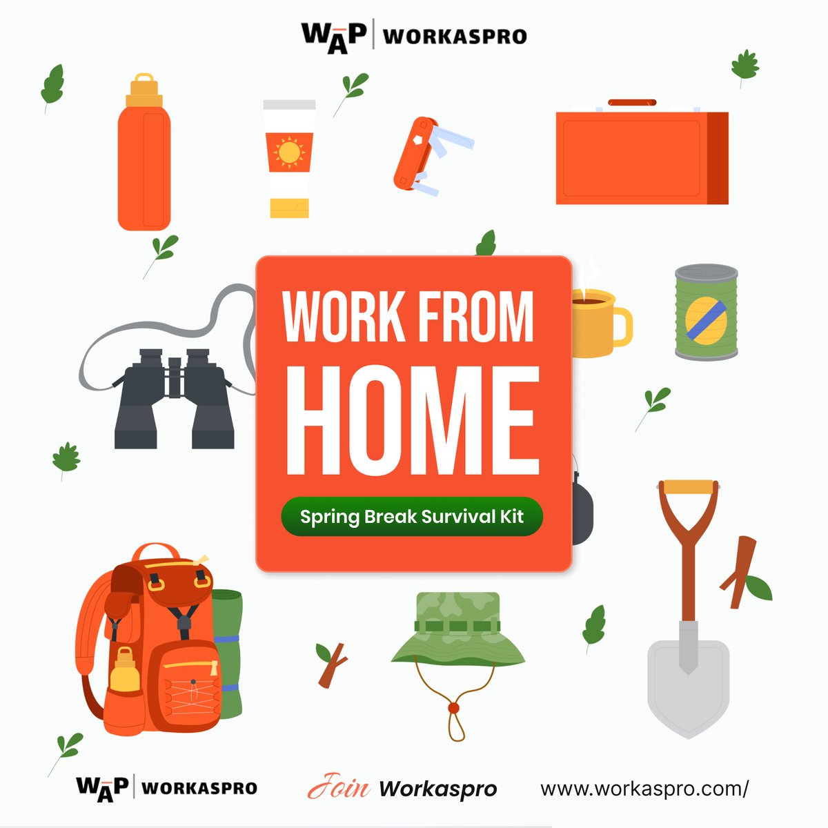 Our WFH Survival Kit was assembled to help you avoid reaching a breaking point during the school holiday. 

Use it as inspiration for your own creation, and let us know what else you would like to add in the comments! 📇

#WorkAsPro #blockchain #freelance #platform #freelncers