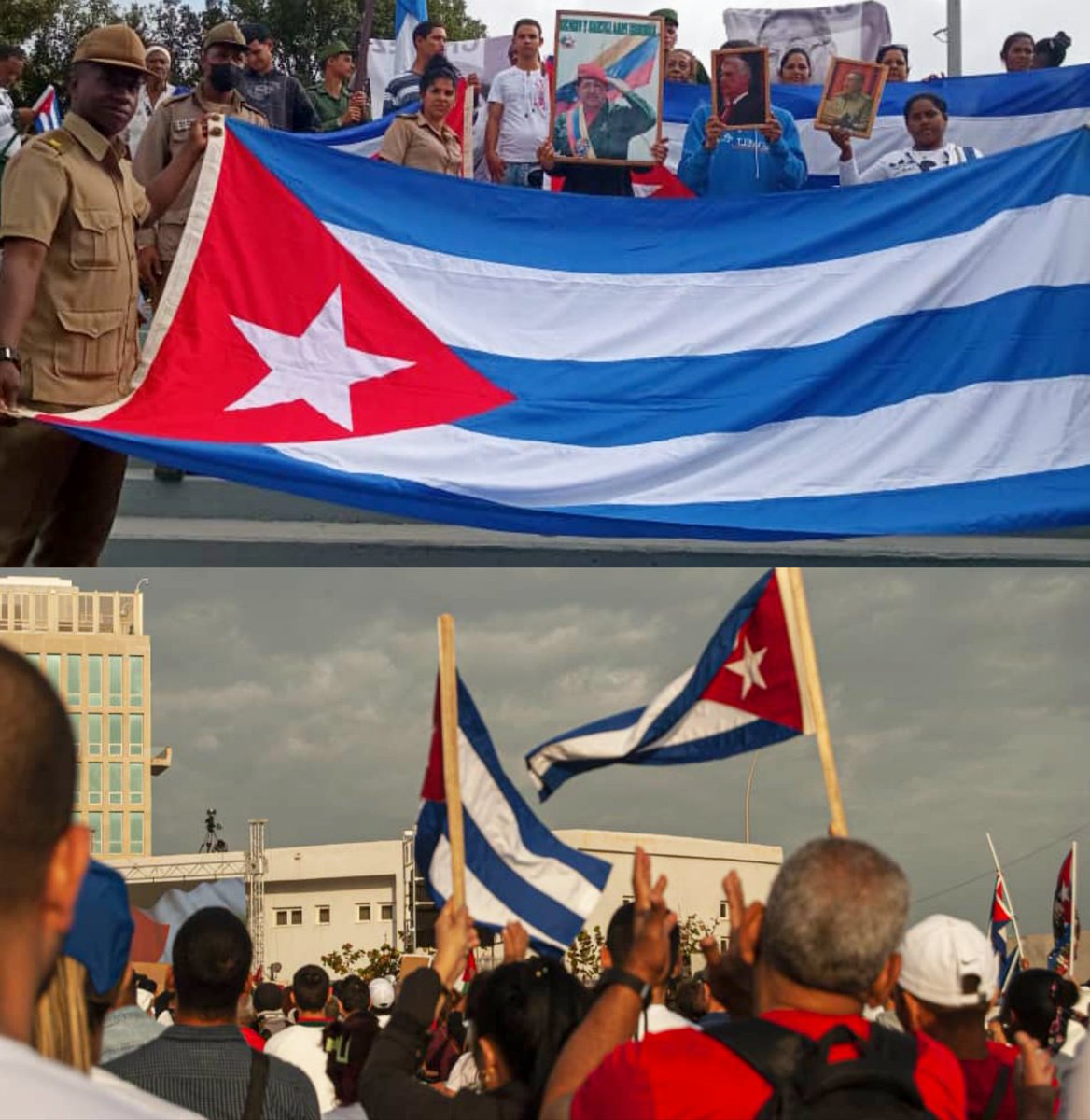 ❤🇨🇺 VENCER obstáculos y dificultades es posible, si nos mantenemos UNIDOS. 🔵🔴⚪ #UnidosXCuba 🇨🇺