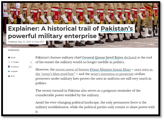 Shouldn't we question how the Pakistani military's assets grew exponentially, while the country's growth remained sluggish, possibly indicating exploitation of the rights of the Pakistani public? #PakMILBUS Pak Military Business