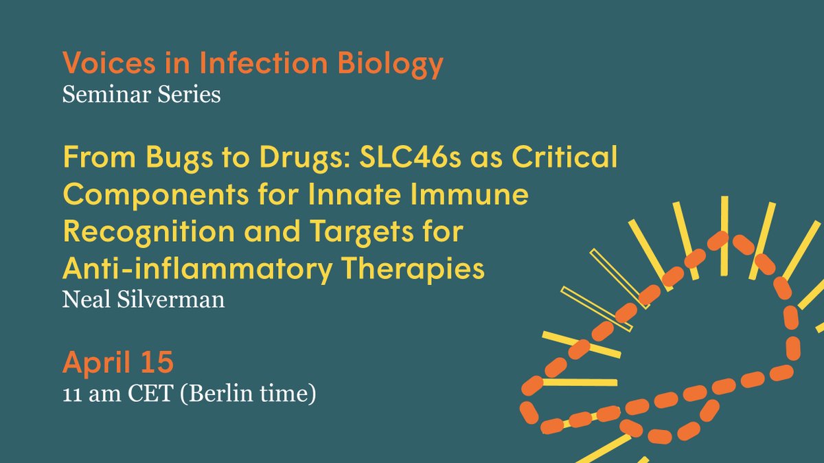 📢 Voices in Infection Biology Join us next Monday for a talk by @SilvermanNeal from @umass_id, kindly hosted by @IatsenkoIgor. 🗓️ Monday, April 15 🕓 11 am CET (Berlin time) Registration and abstract: mpiib-berlin.mpg.de/events/37236/2…